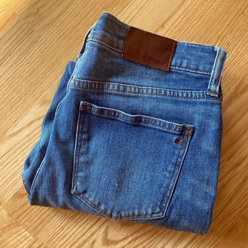 Madewell Kick Out Crop Jeans Size 28 NWOT